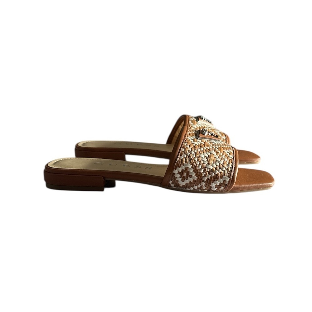 Guess Brown Tamsen Slide Sandal Women's Size 7 - Picture 3 of 4